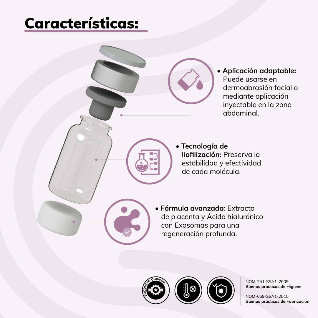Nullage 3r con ácido hialurónico sirve para regeneración celular  
