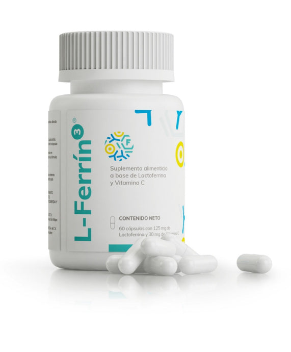 L-Ferrin (Lactoferrin) Enhanced Formula with Colostrum, Food Supplement and Vitamin C